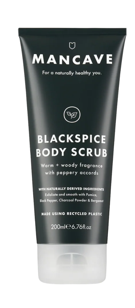 Mancave Blackspice Body Scrub 200ml