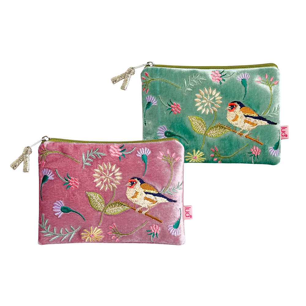 Goldfinch Purse (Aqua green)