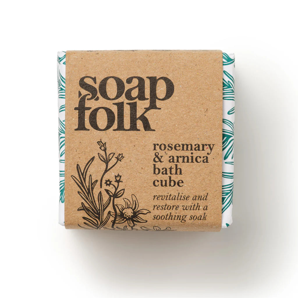 Soap Folk Rosemary & Arnica Bath Cube (Vegan)