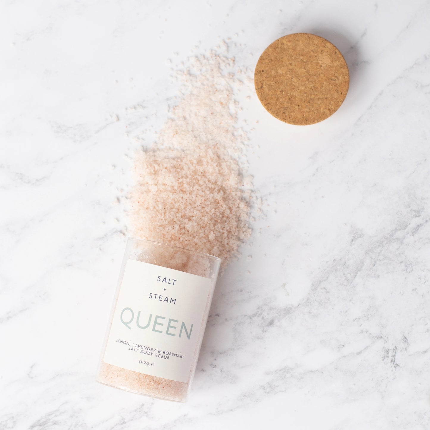 Salt & Steam 'Queen' - Lavender, Rosemary & Lemon Body Scrub 302g