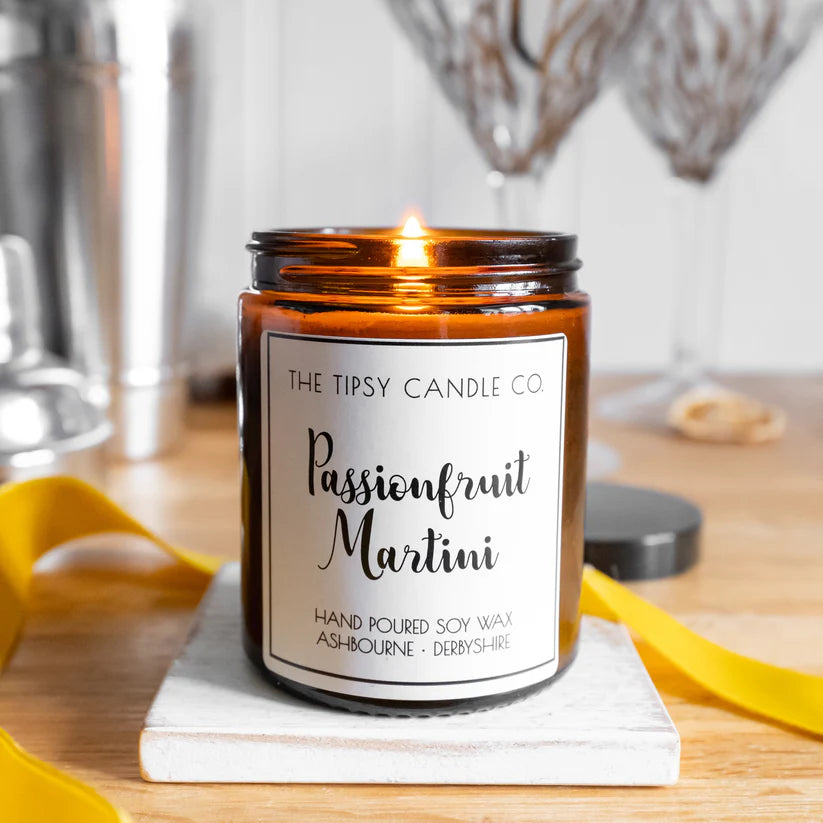 Passionfruit Martini Candle Hand poured in the UK 140g