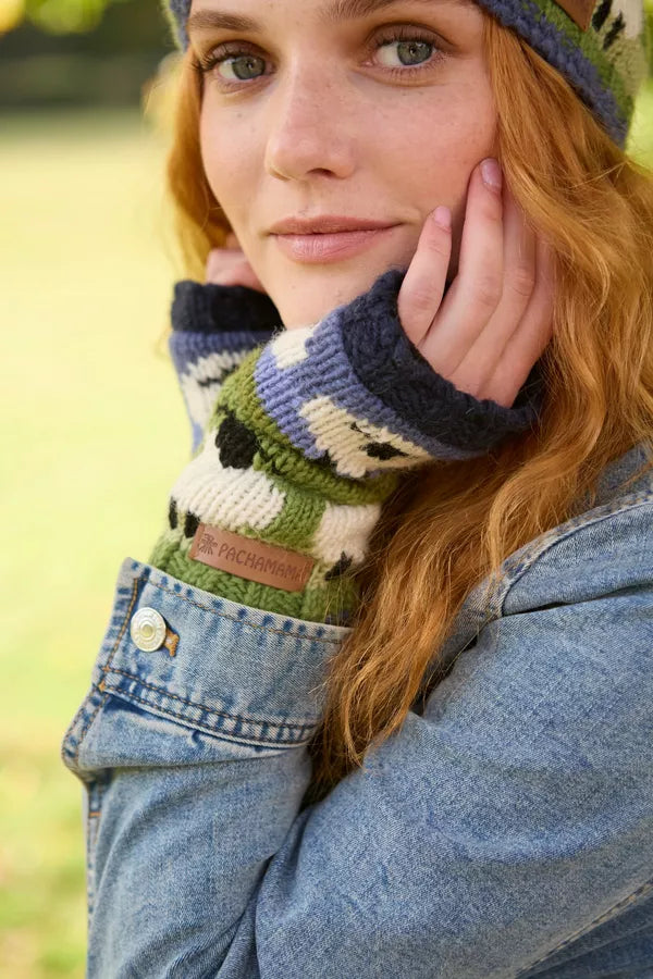 Pachamama Knitwear Flock Of Sheep Handwarmer