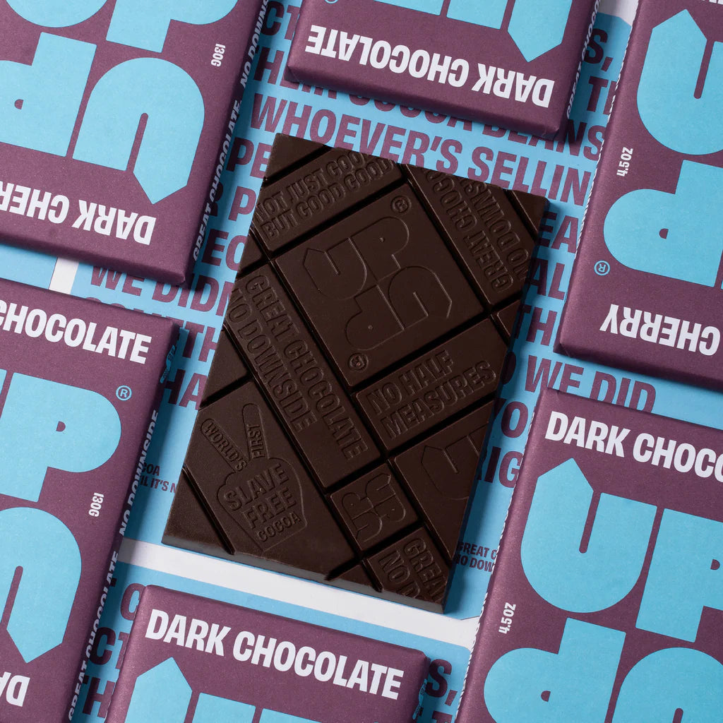 UP UP Dark Cherry Chocolate 120g Vegan