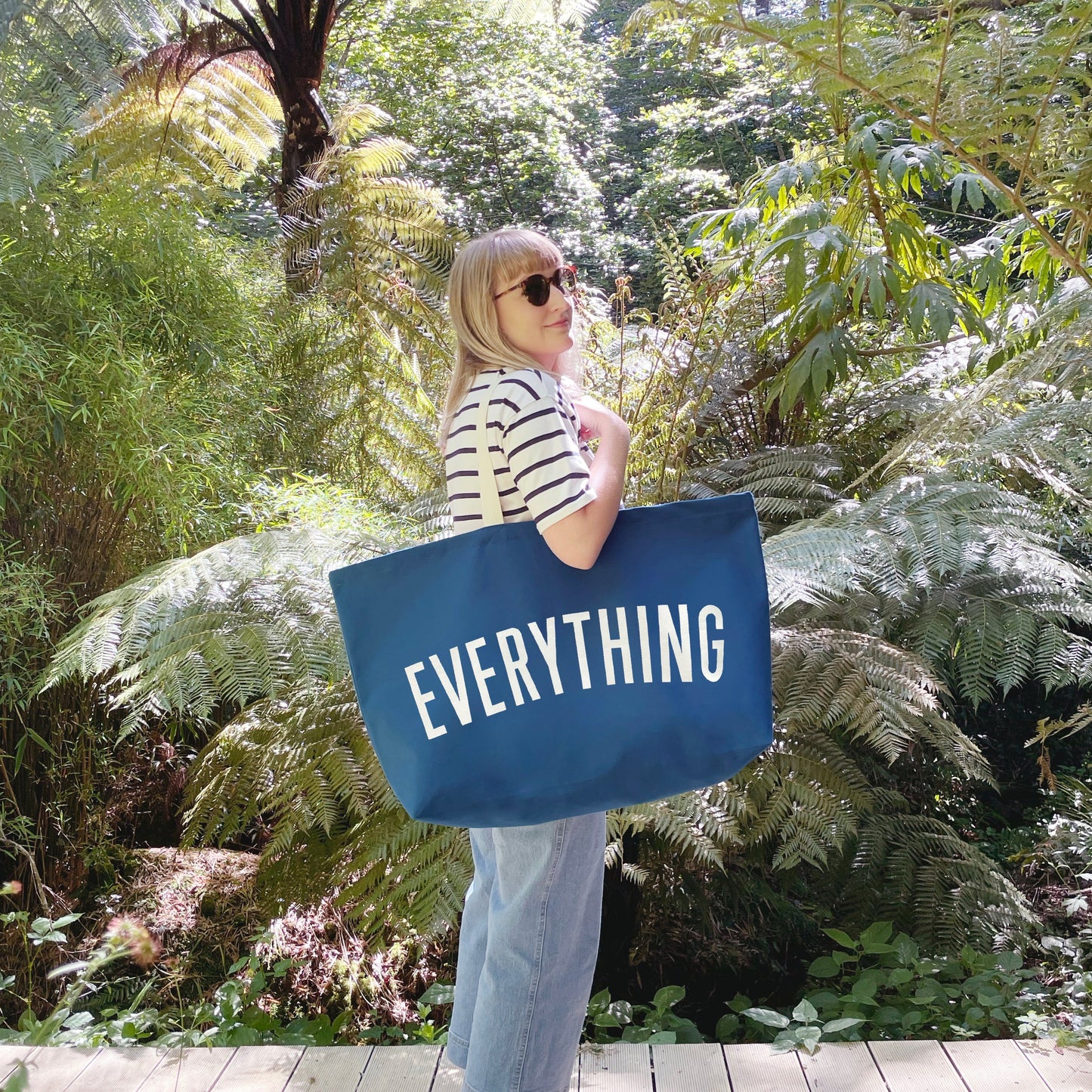 Everything - Ocean Blue REALLY BIG Tote Bag
