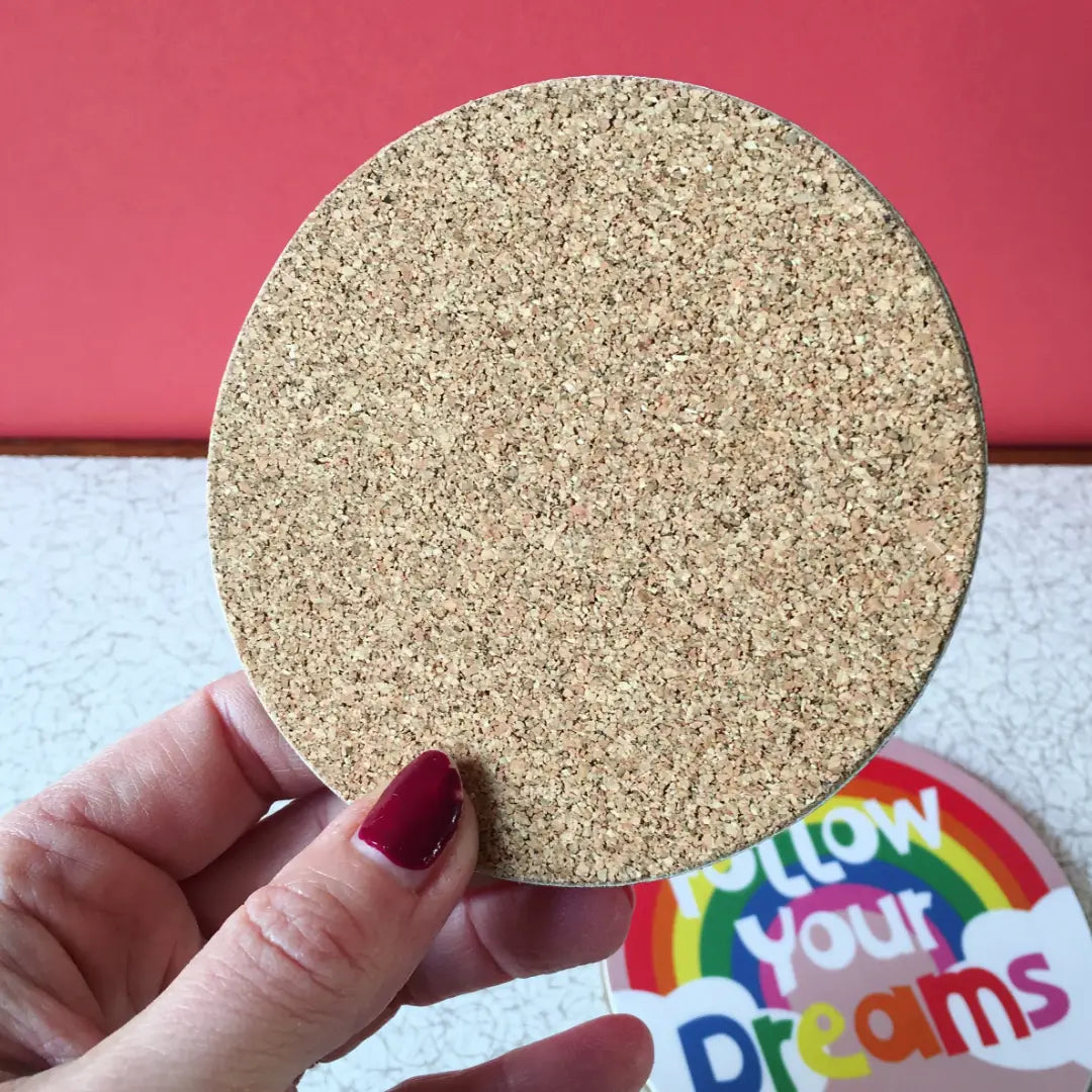 'Keep Going' Motivational Coaster