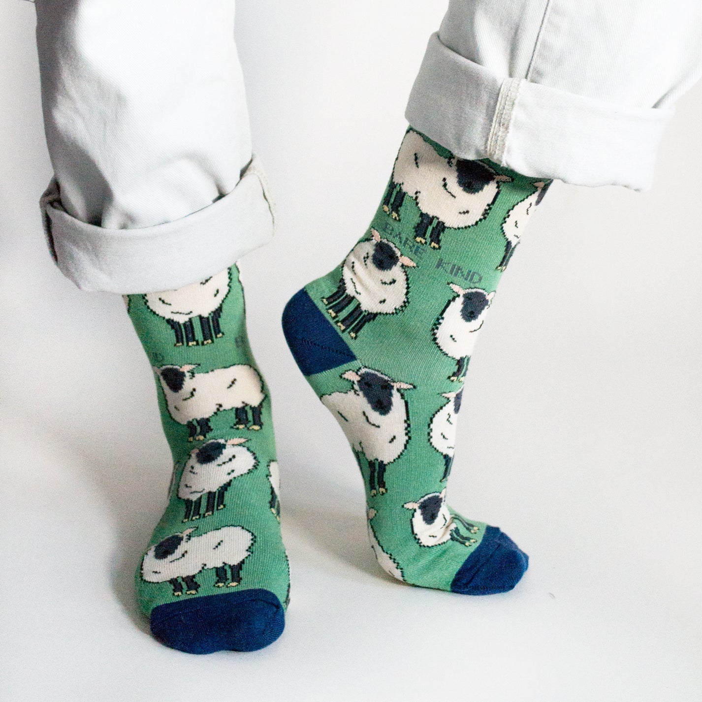 Save the Sheep Bamboo Socks Size 7-11