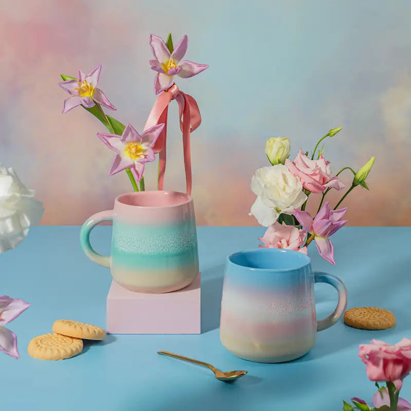 Pastel Ombre Mug Blue/Pink