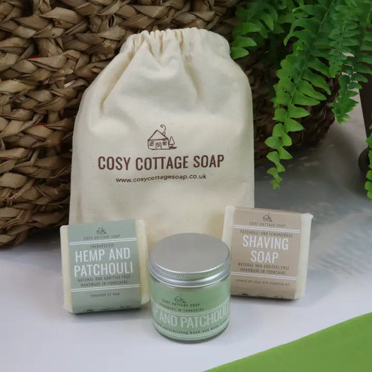 Natural Soap and Cream Gift Set for Him