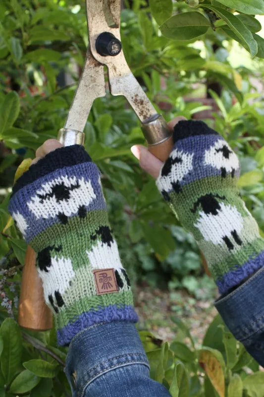Pachamama Knitwear Flock Of Sheep Handwarmer