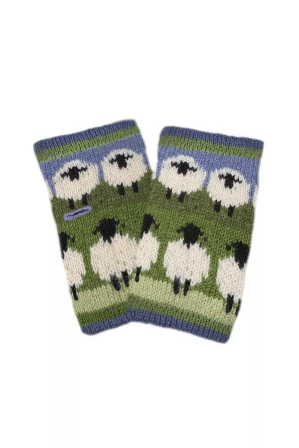 Pachamama Knitwear Flock Of Sheep Handwarmer