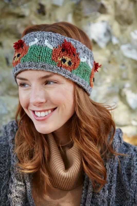 Pachamama Knitwear Heard Of Highland Cow Headband