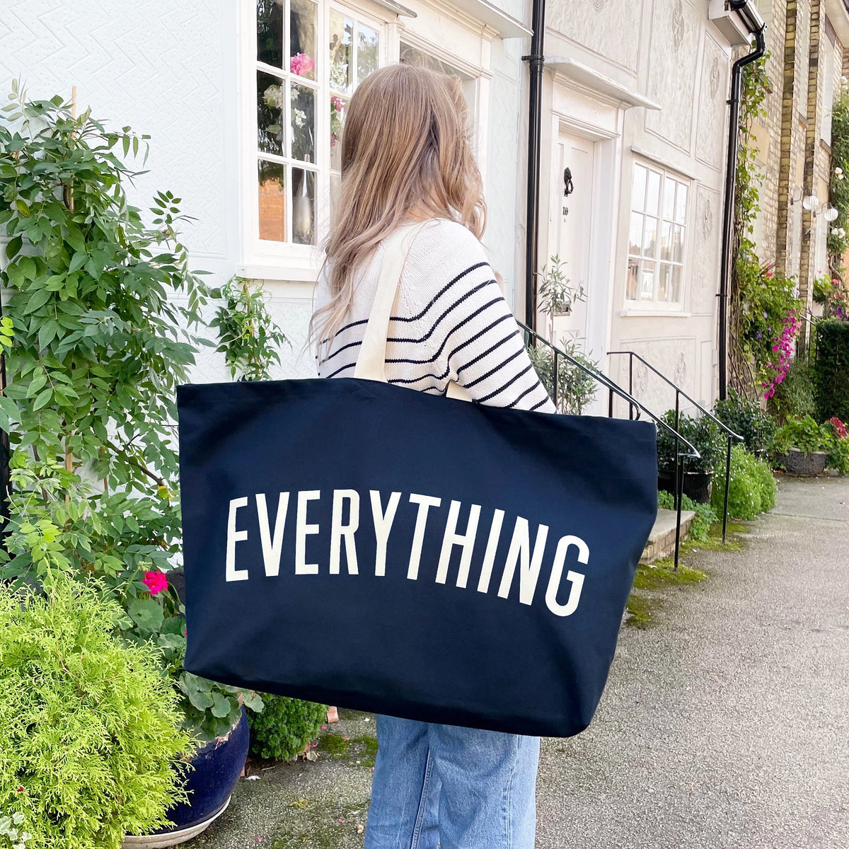 Everything - Midnight Blue Really Big Bag from Alphabet Bags