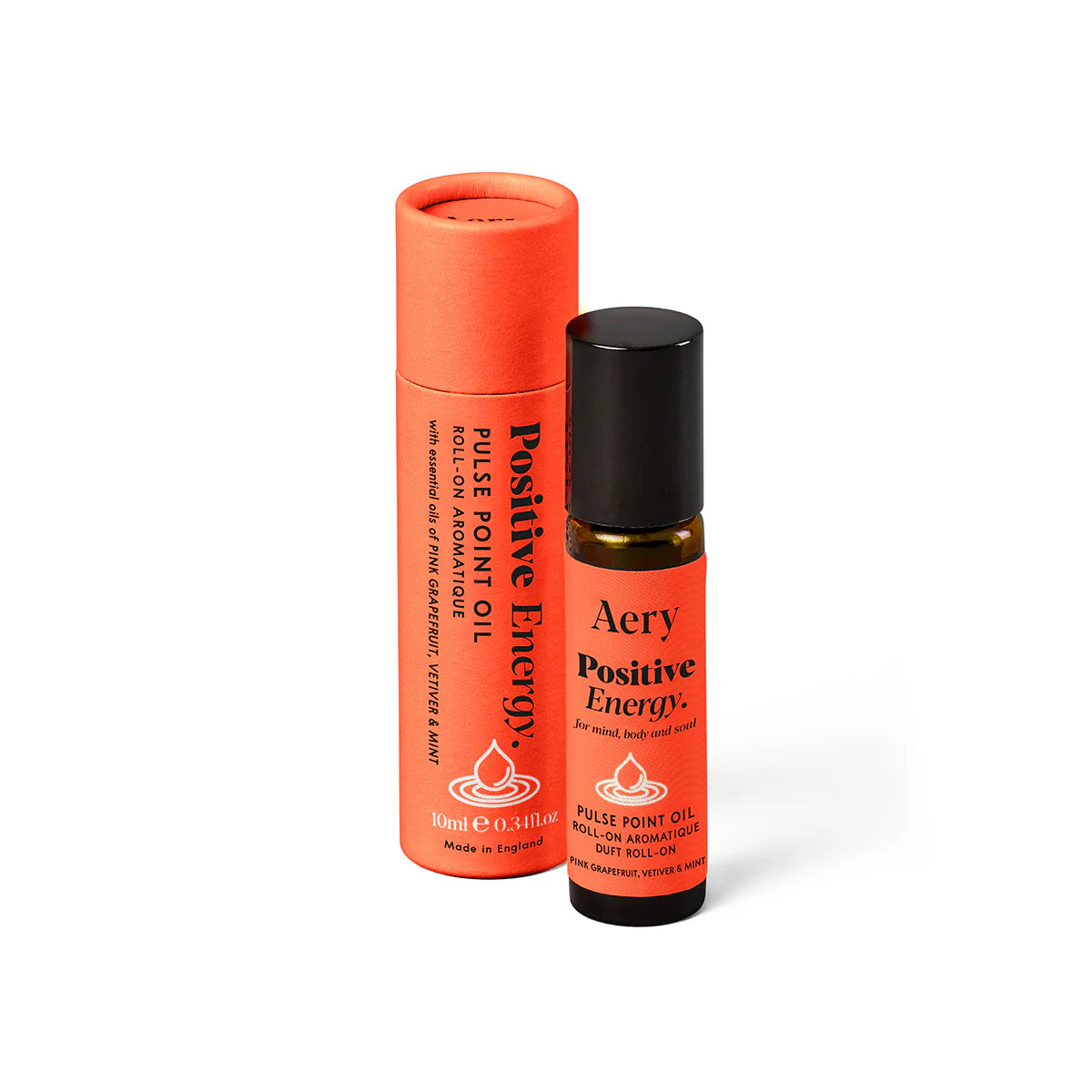 Positive Energy Aromatherapy Pulse Point Oil Roll-On 10ml (Vegan)