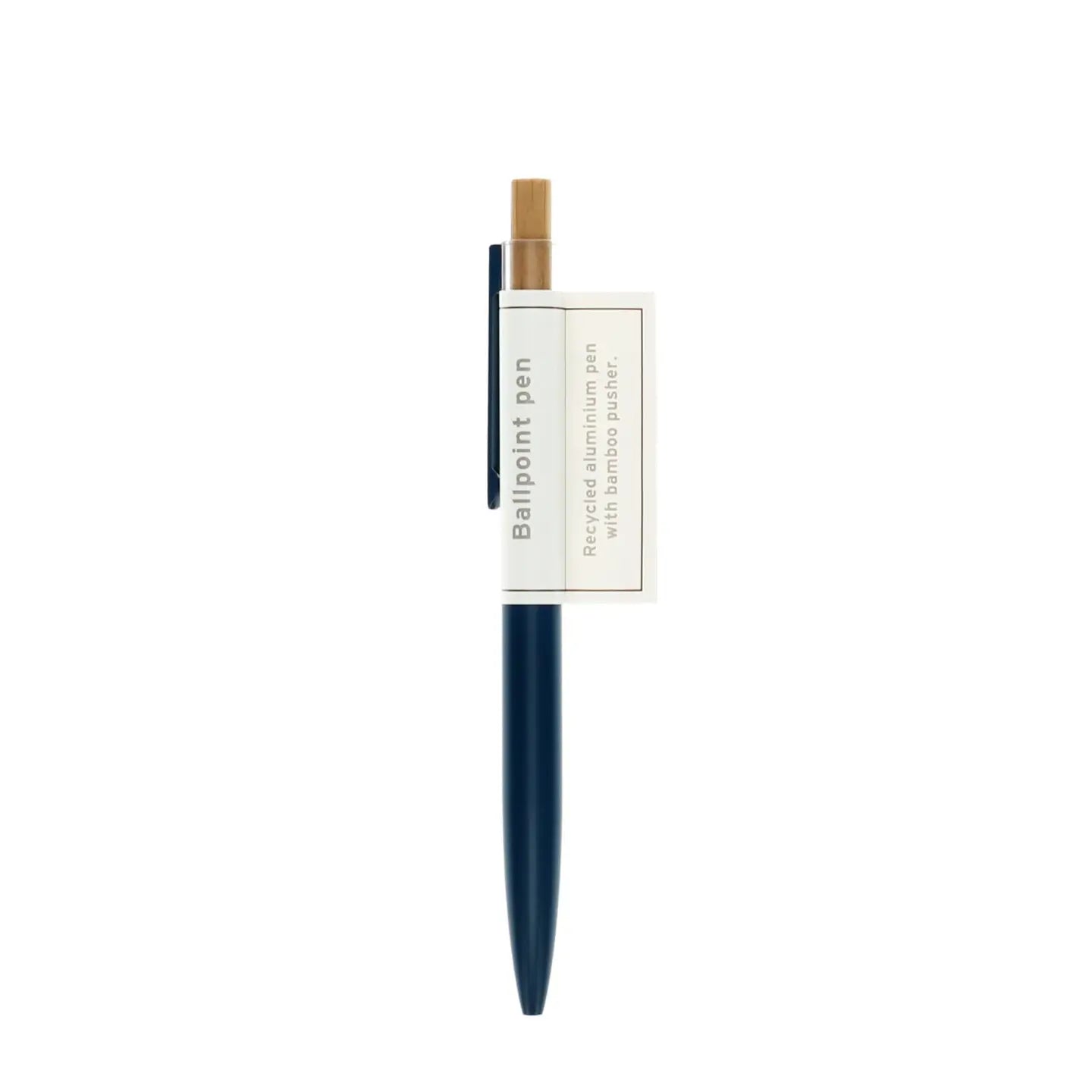 Recycled Aluminium Ballpoint Pen - Blue