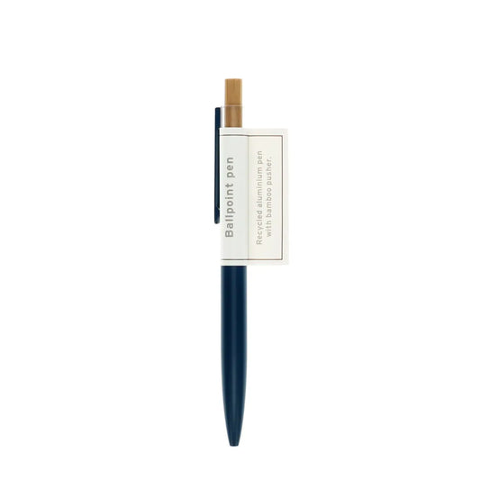 Recycled Aluminium Ballpoint Pen - Blue