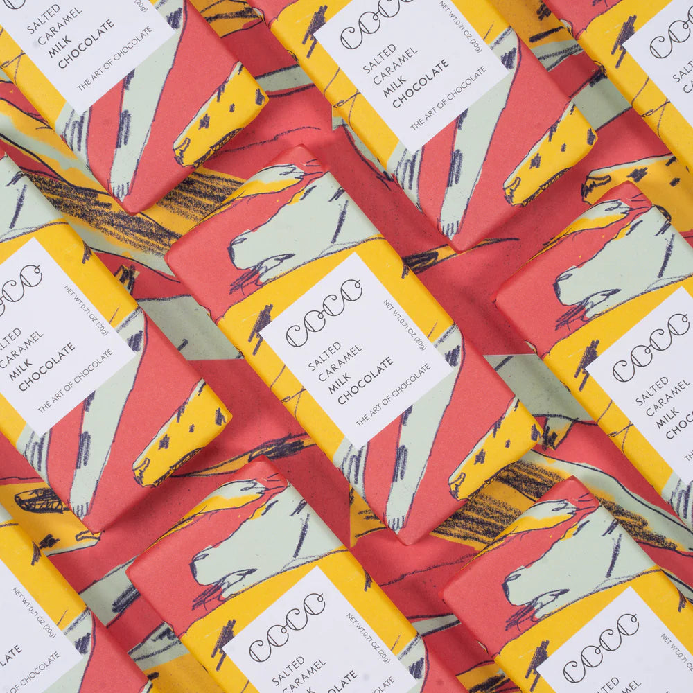 Mini COCO Salted Caramel Milk Chocolate 20g