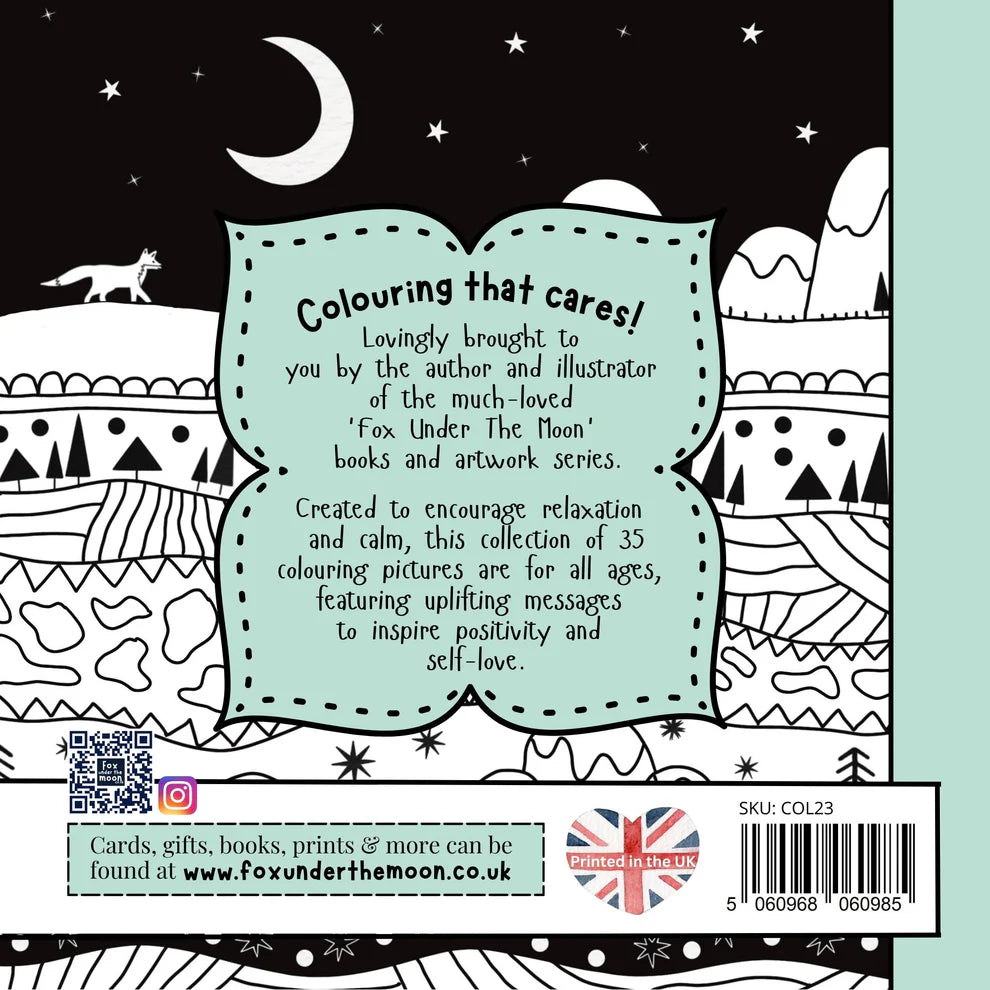 Um Colouring In Colouring Book by Fox Under The Moon – Very Betty