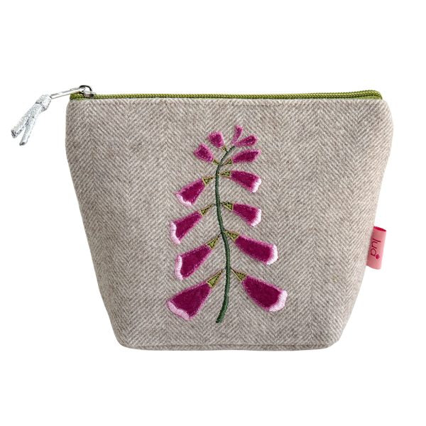 Foxglove Cosmetic Purse – Herringbone