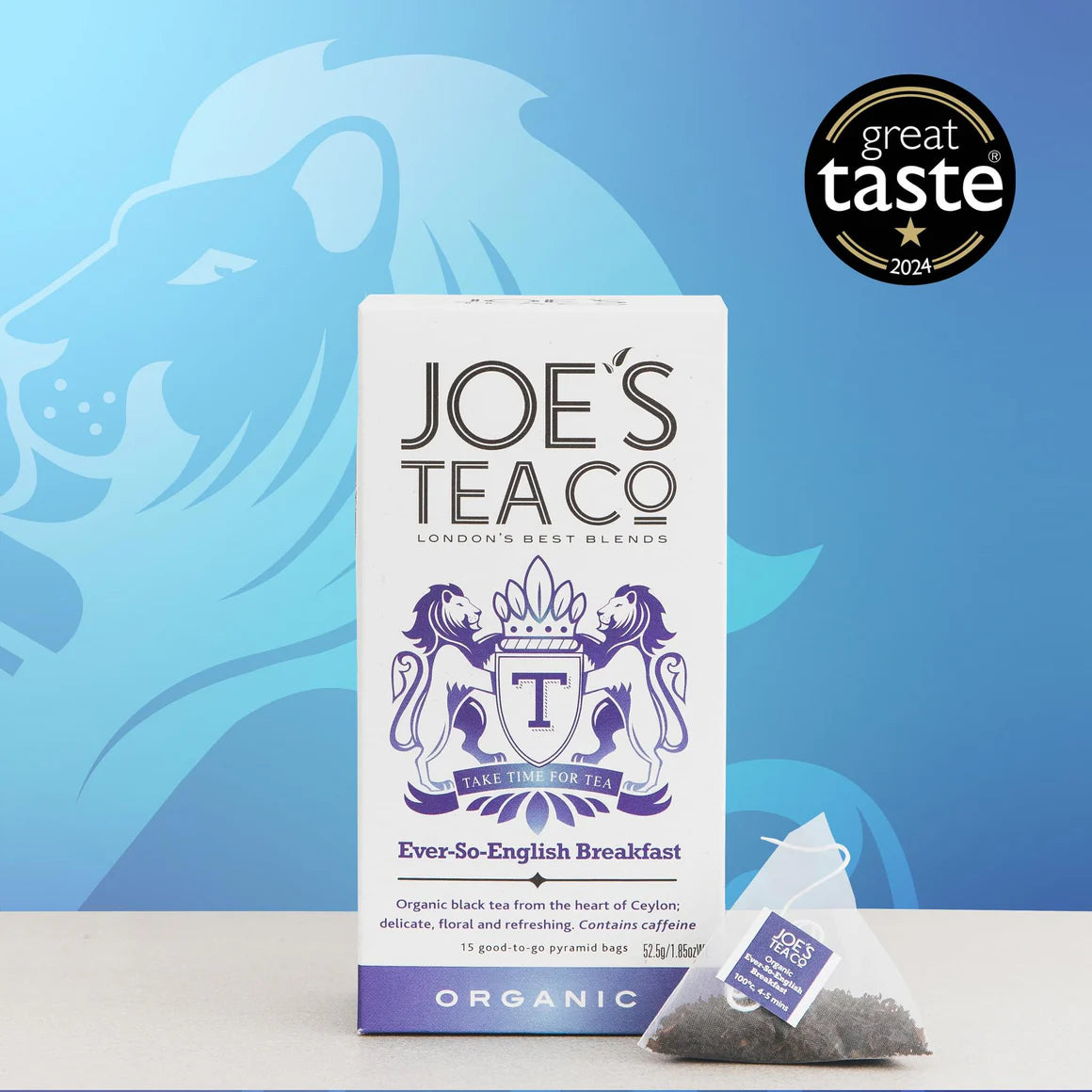 Ever-So-English Breakfast tea bags - 15 pyramid tea bags