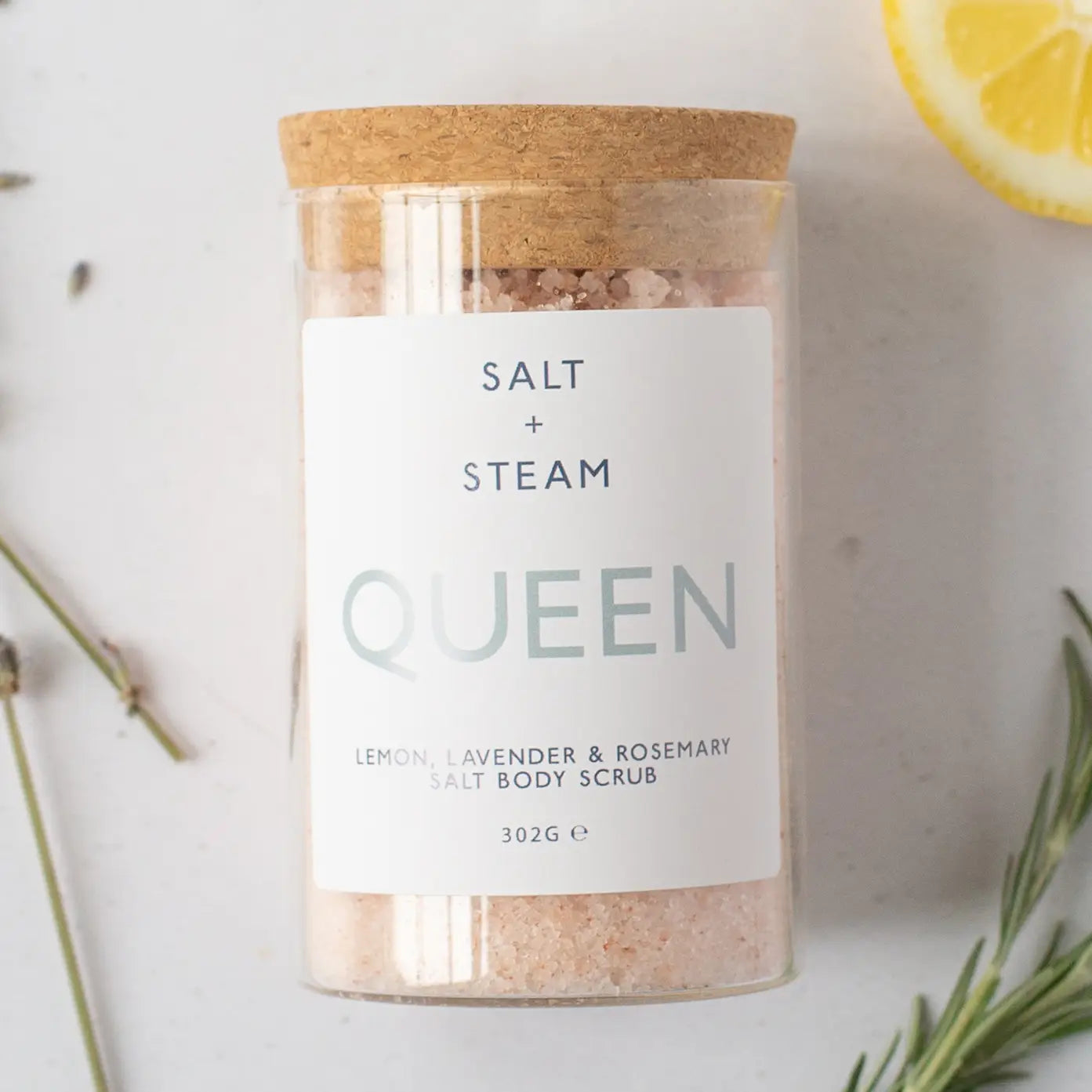 Salt & Steam  'Queen' - Lavender, Rosemary & Lemon Body Scrub 302g