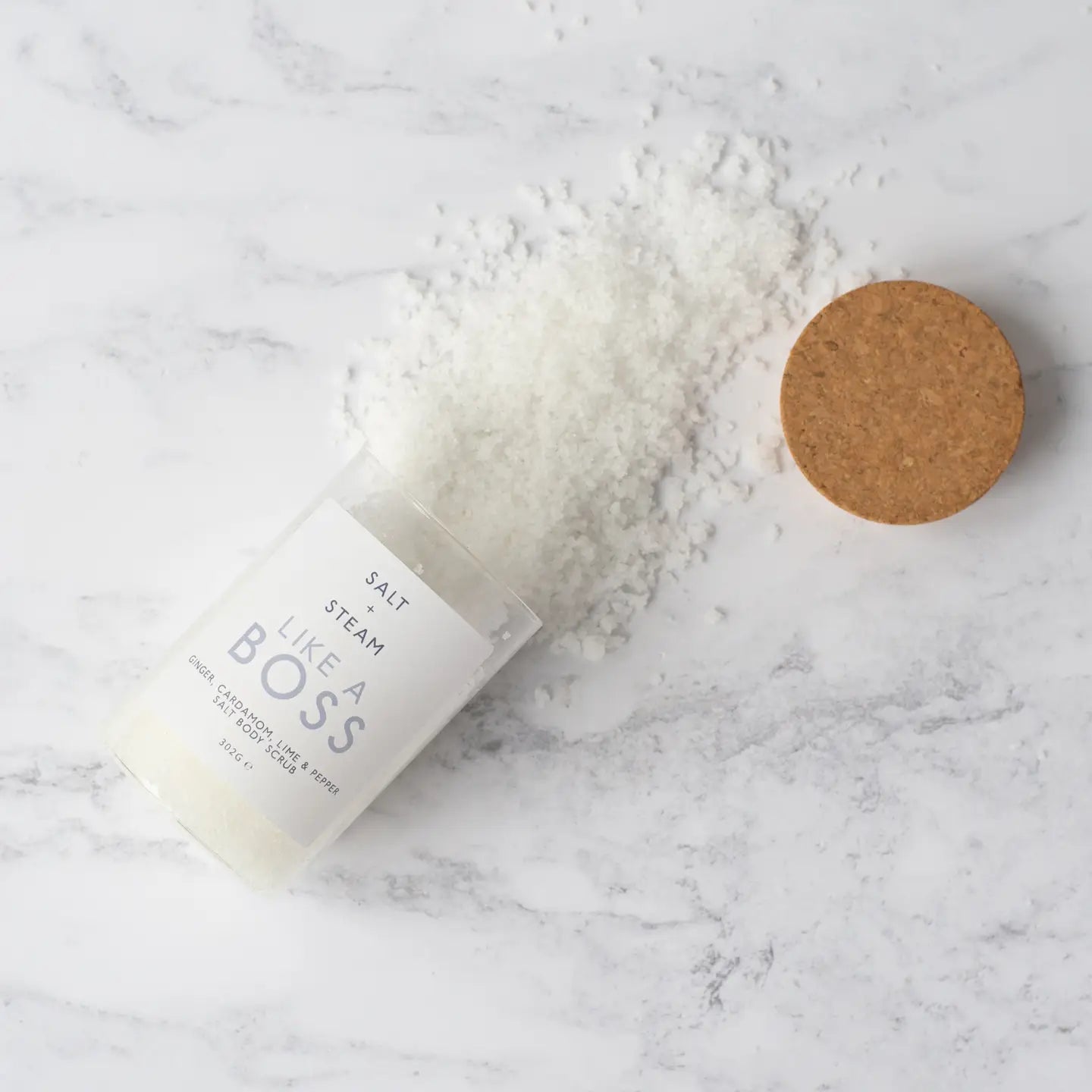 Salt & Steam 'Like A Boss' - Ginger, Cardamon & Lime Body Scrub 302g