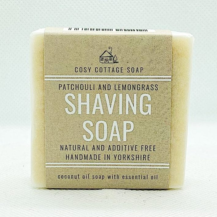 Men's Lemongrass and Patchouli Fragranced Shaving Soap 55g