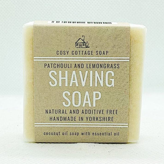 Men's Lemongrass and Patchouli Fragranced Shaving Soap 55g