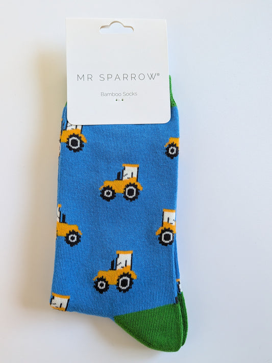 Mr Sparrow Tractor Socks