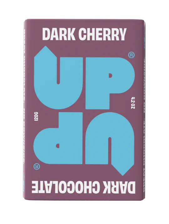 UP UP Dark Cherry Chocolate 120g Vegan