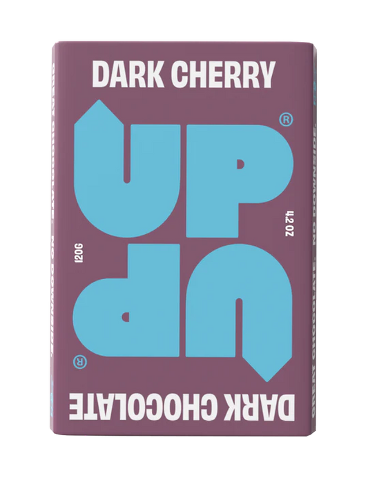 UP UP Dark Cherry Chocolate 120g Vegan
