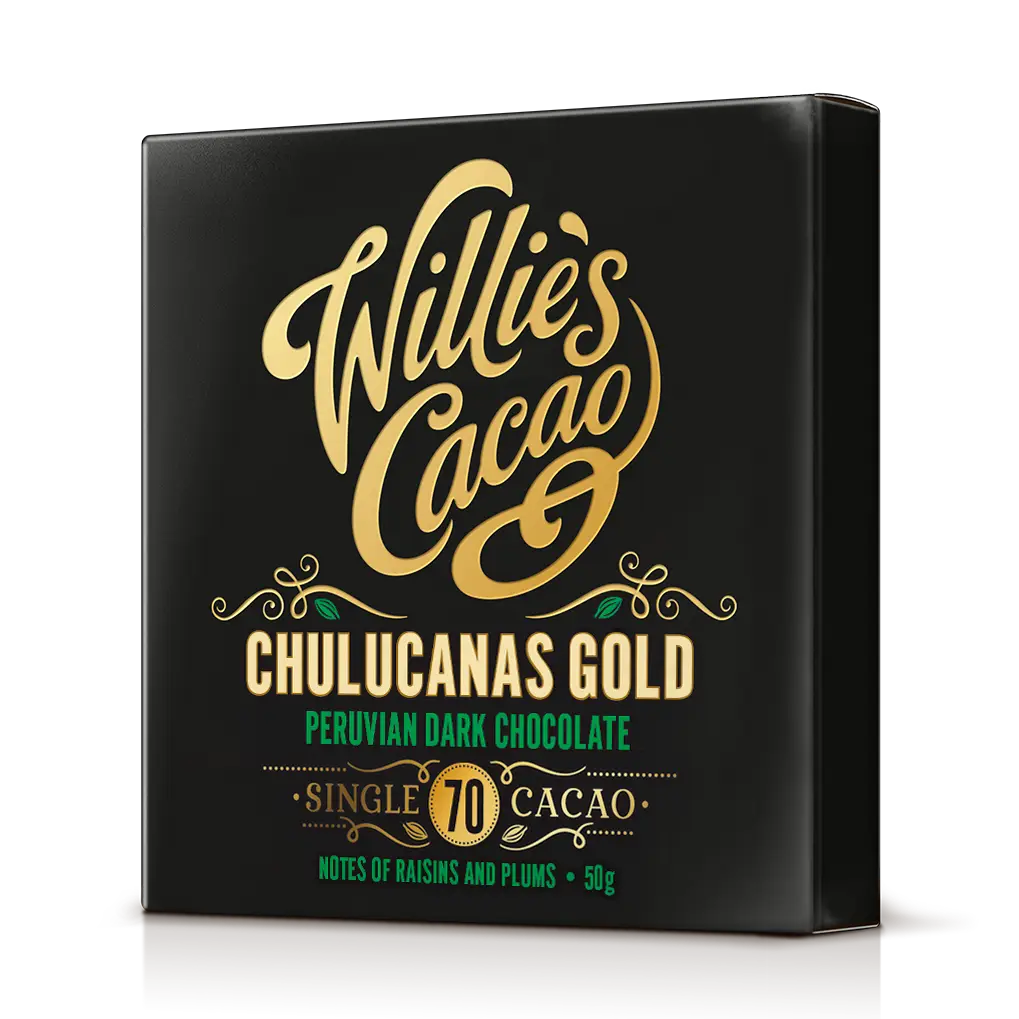 Willie's Cacao Chulucanas Gold Peruvian 70% Dark Chocolate 50g