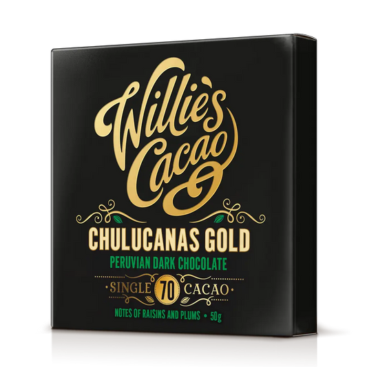 Willie's Cacao Chulucanas Gold Peruvian 70% Dark Chocolate 50g