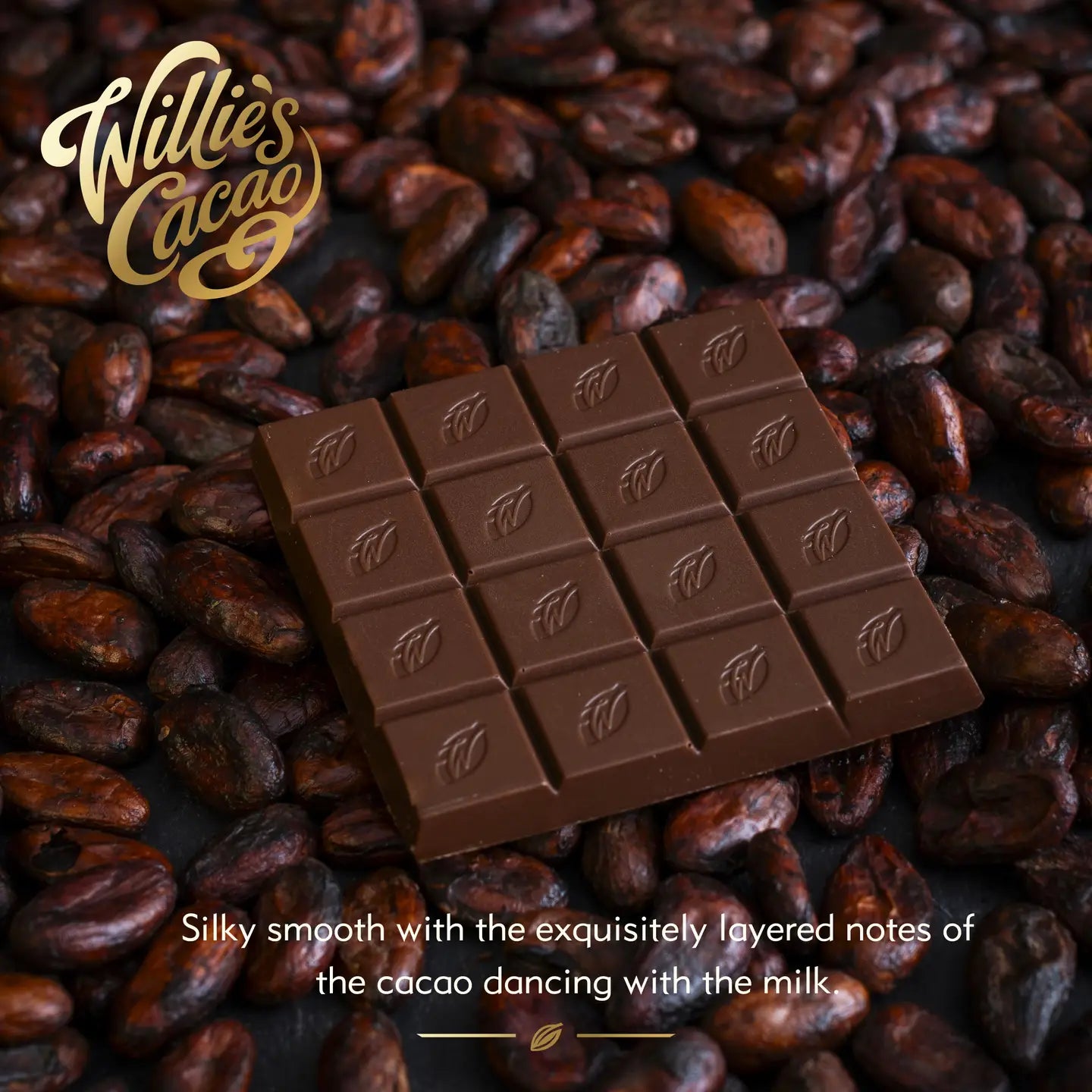Willie's Cacao Milk of the God's Milk Chocolate Bar 50g