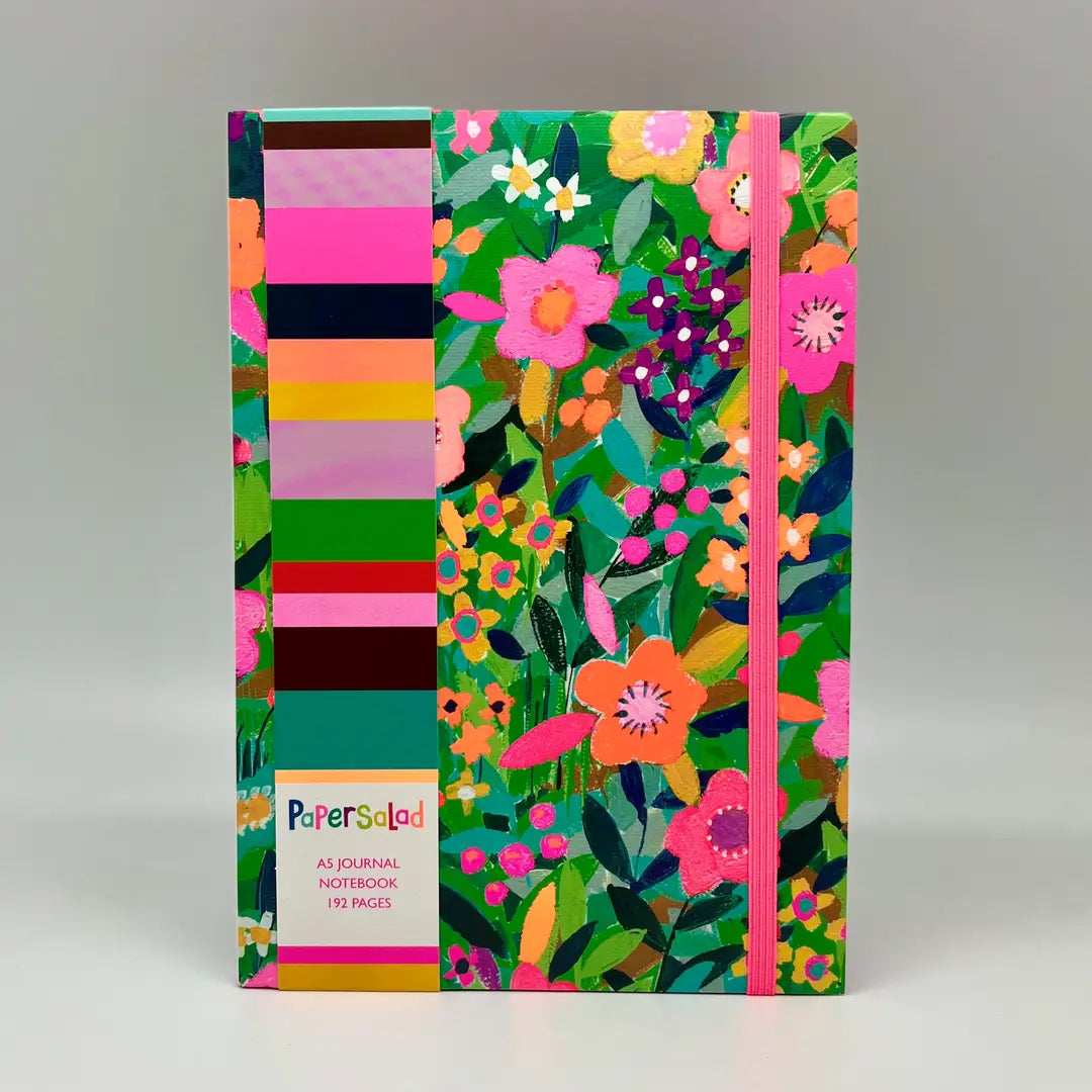Paper Salad A5 Journal Notebook Bright Flowers