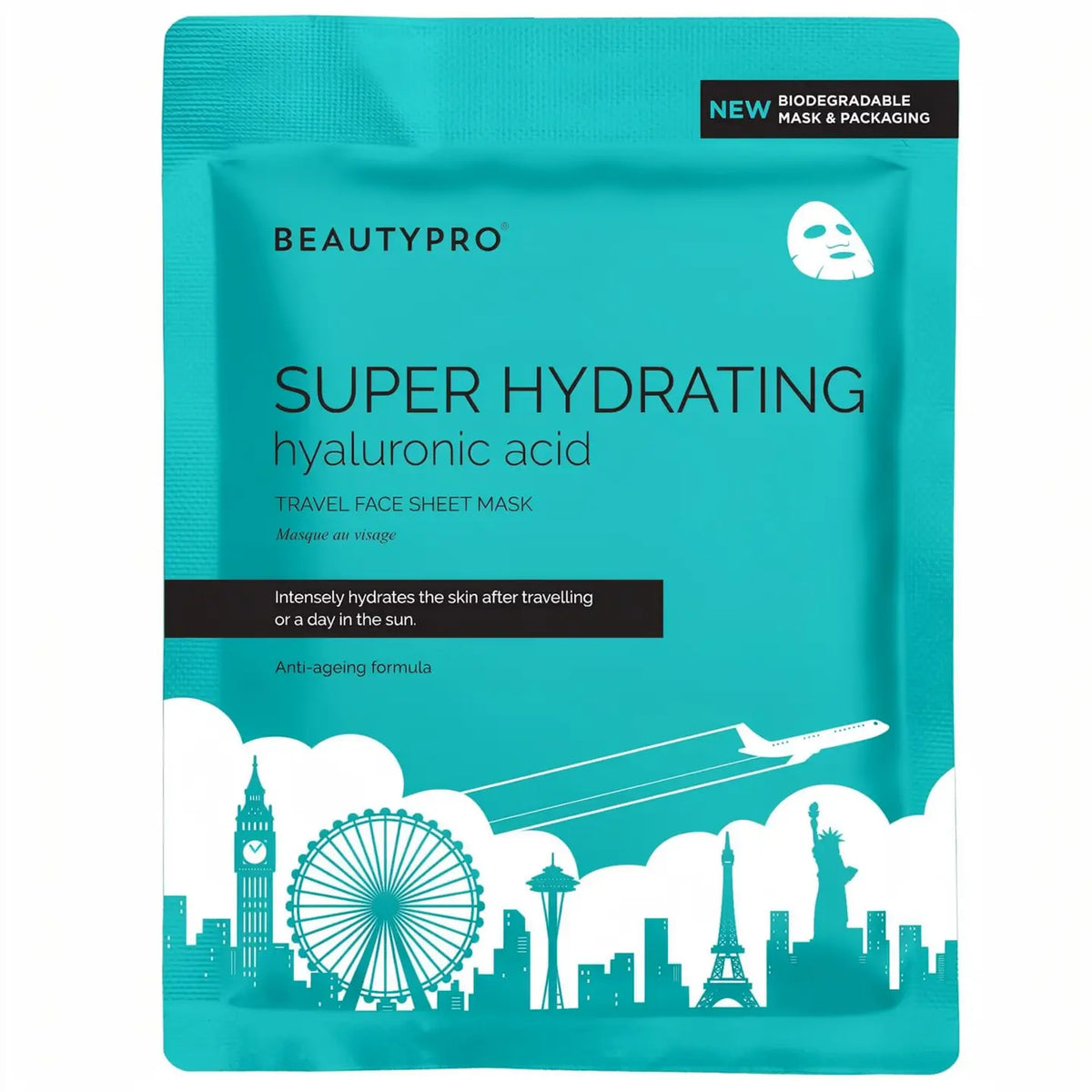 Beauty Pro Super Hydrating Travel Face Sheet Mask