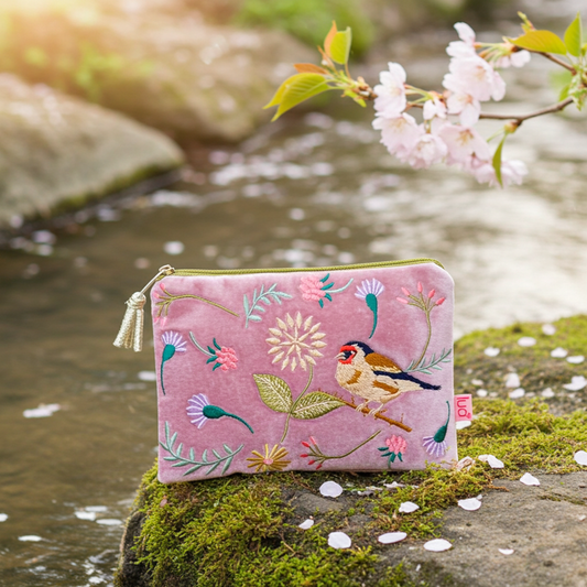 Goldfinch Purse (Dusky pink)