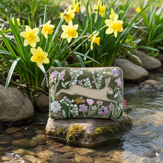 Hare & Flowers Purse