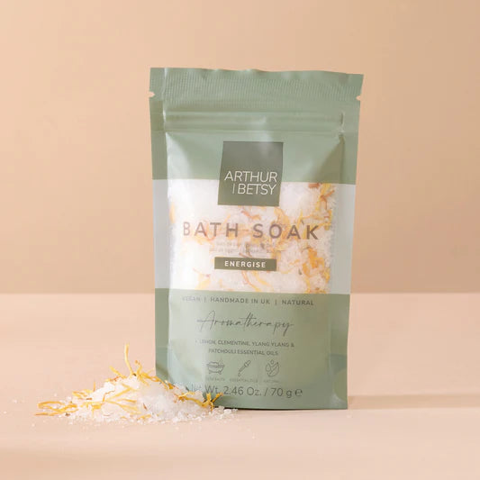 Aromatherapy bath salts - Energise - 70g (Vegan)