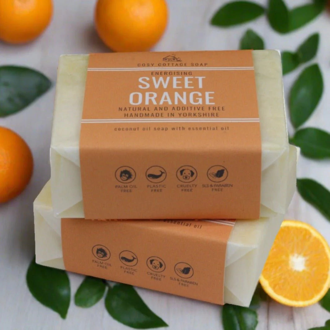 Energising Sweet Orange Natural Soap 110g