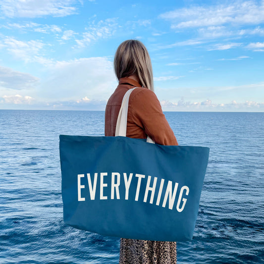 Everything - Ocean Blue REALLY BIG Tote Bag