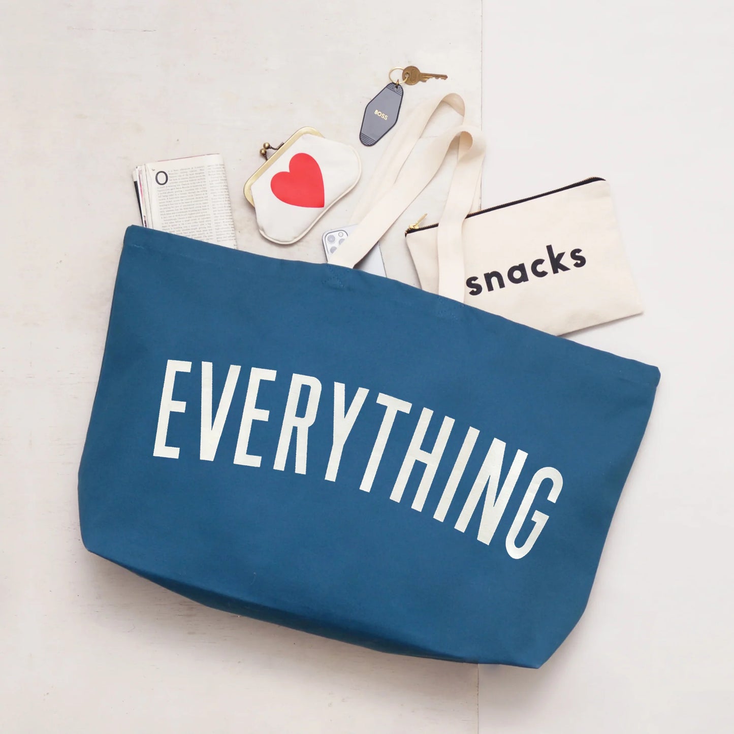 Everything - Ocean Blue REALLY BIG Tote Bag