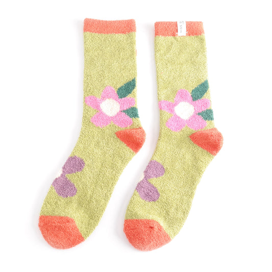 Miss Sparrow Fluffy Flower Socks
