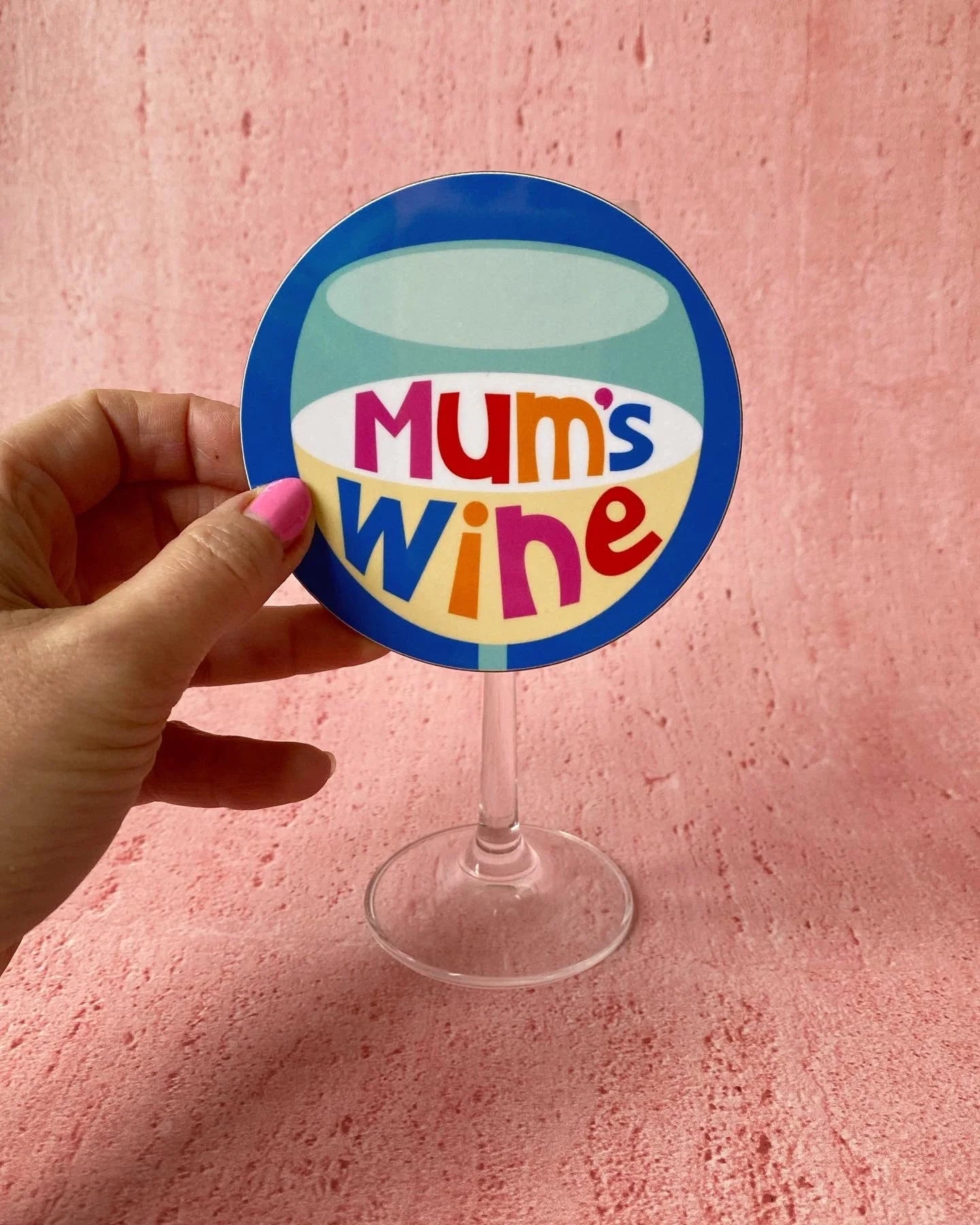 Mum's White Wine Coaster