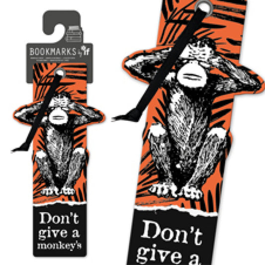 Don't Give a Monkey's Bookmark