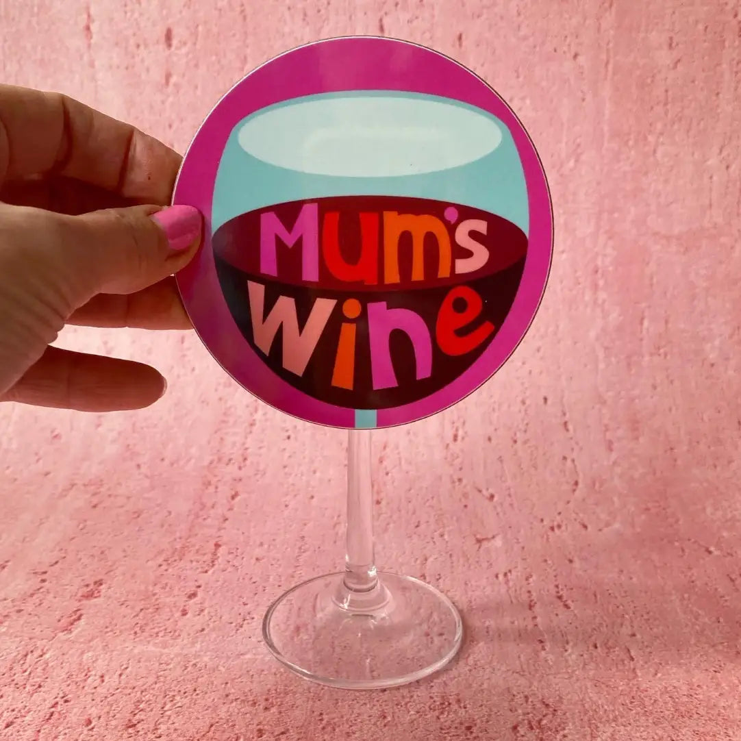 Mum's Red Wine Coaster