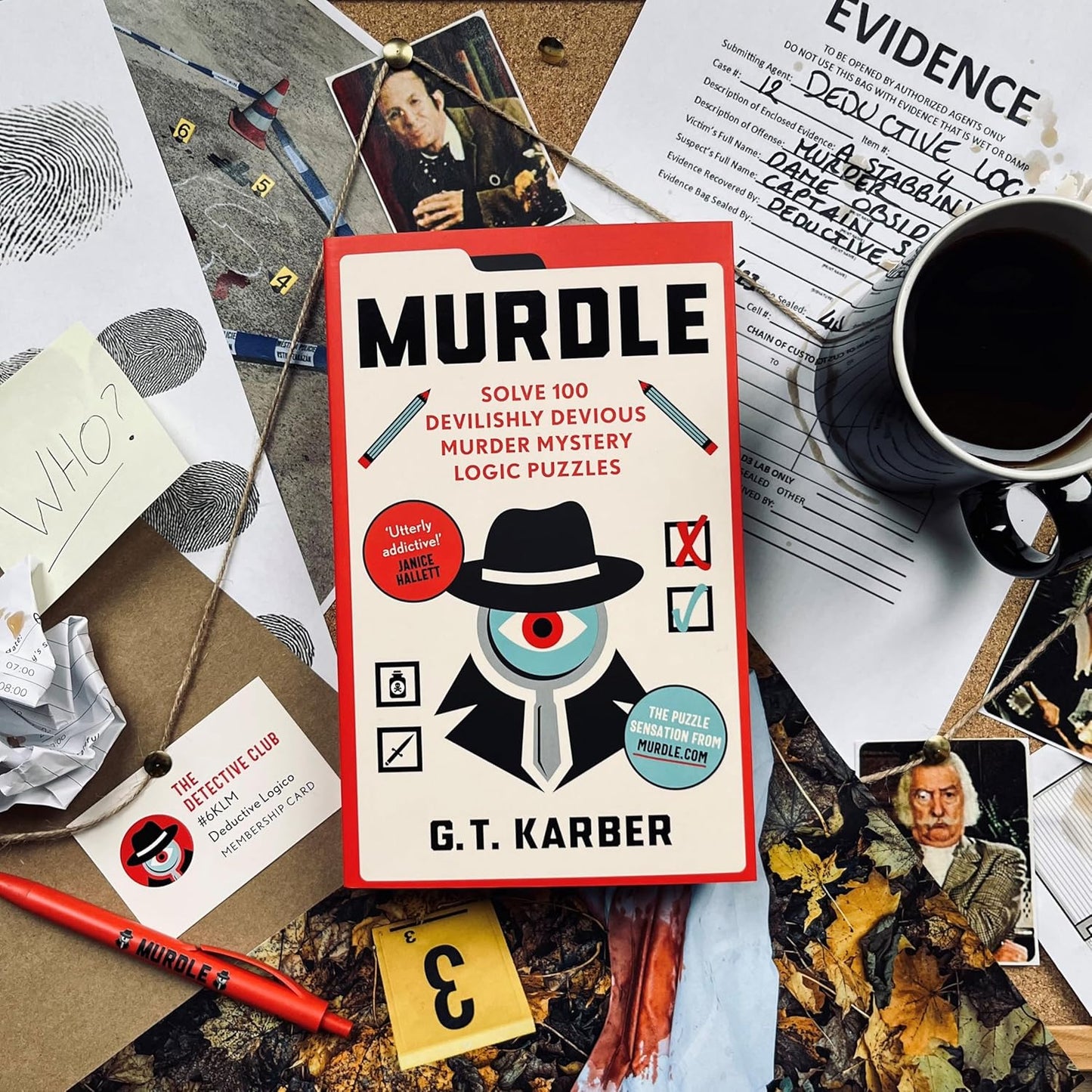 Murdle: #1 SUNDAY TIMES BESTSELLER: Solve 100 Devilishly Devious Murder Mystery Logic Puzzles (Book 1)