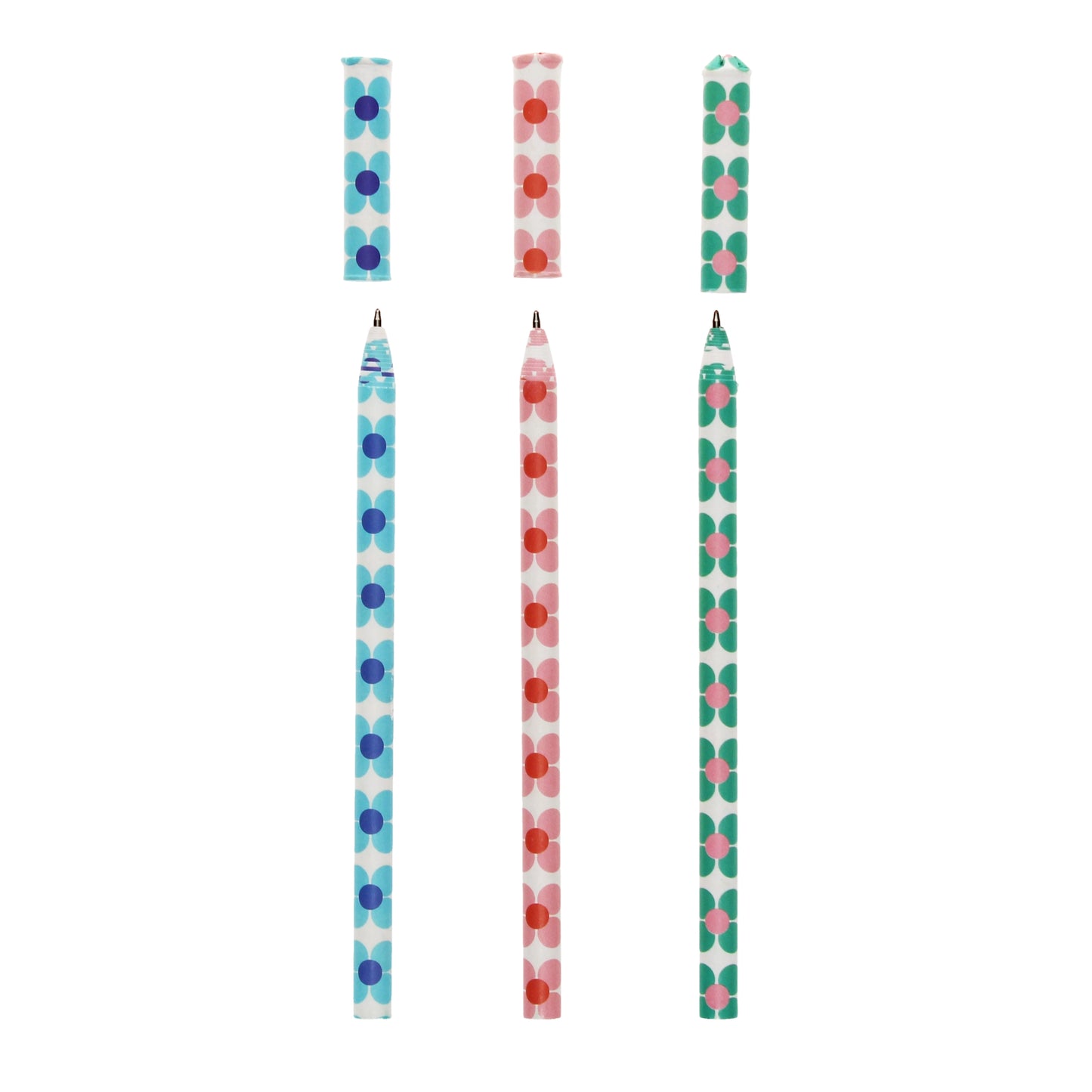 Paper Ballpoint Pens (Set of 3) - Daisy