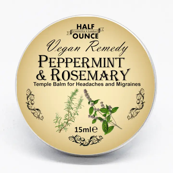 Headache Relief Balm, Naturally Soothing with Rosemary and Peppermint 15ml