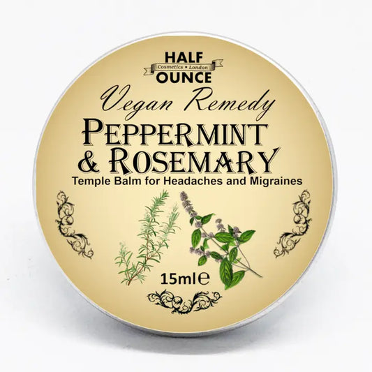 Headache Relief Balm, Naturally Soothing with Rosemary and Peppermint 15ml