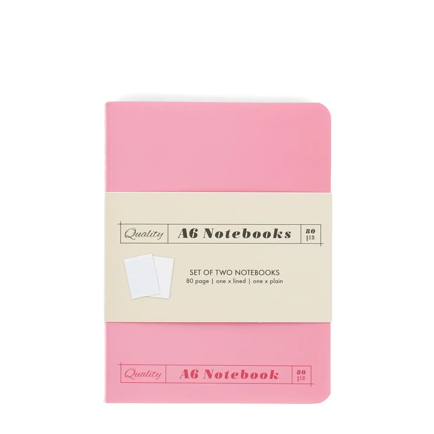 A6 Notebooks (Set of 2) - Pinks